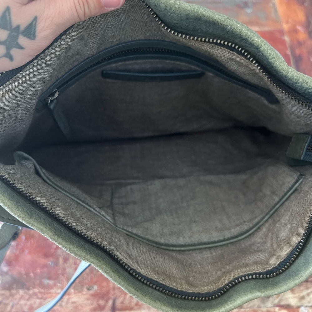 Elk Leather handbag green - Picture 7 of 9